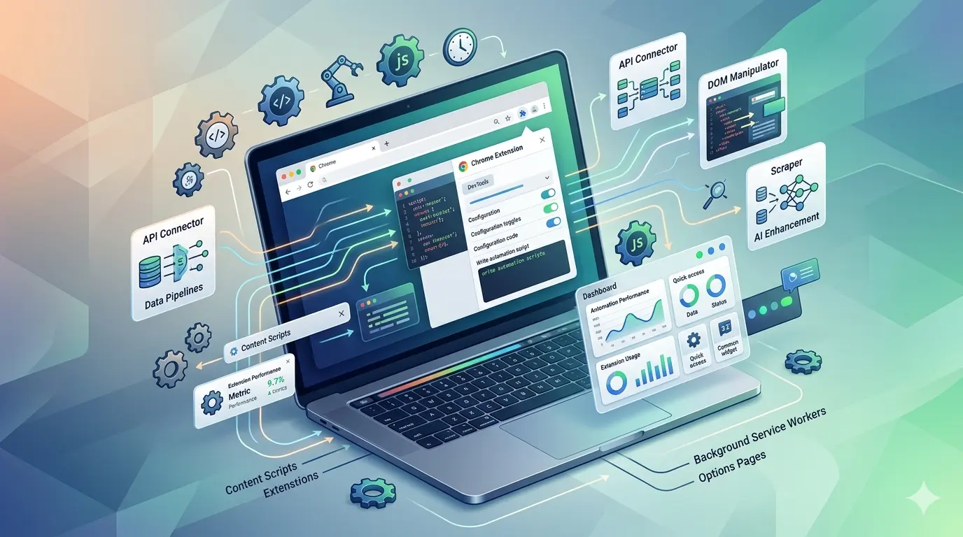 Chrome Extensions Development Mastery: Browser Automation & Enhancement