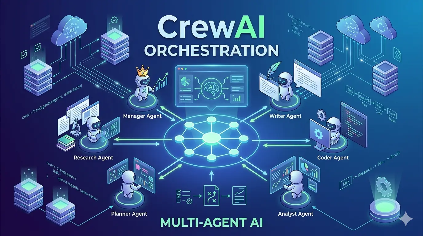 Agentic AI Orchestration: The Definitive Guide to Building Multi-Agent Systems with CrewAI (2026)
