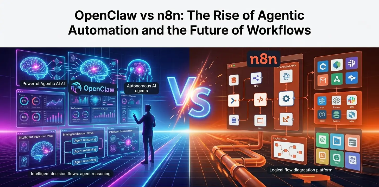 OpenClaw vs n8n: The Rise of Agentic Automation and the Future of Workflows